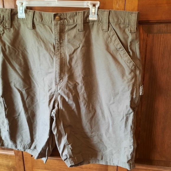 Carhartt Cotton Canvas Work Shorts Original Fit brown B147 LBR size 44 - Picture 6 of 13